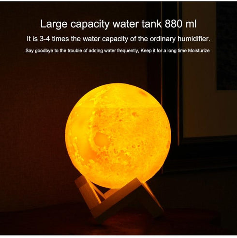 LevMoon 2 - 3D Moon Lamp Humidifier